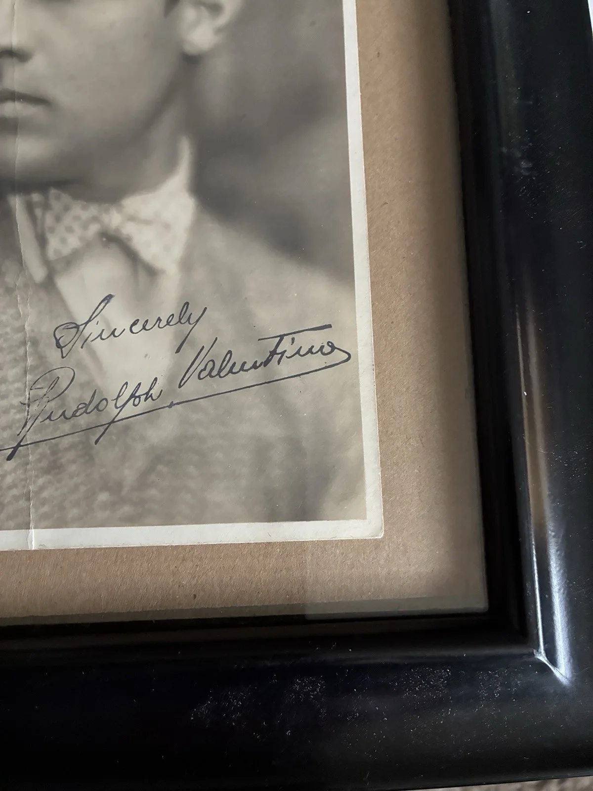 RUDOLPH VALENTINO — RUDOLPH VALENTINO LOVER RARE VERY OLD SIGNED AUTOGRAPHED VINTAGE PHOTO 6.5x8.5, изображение 5