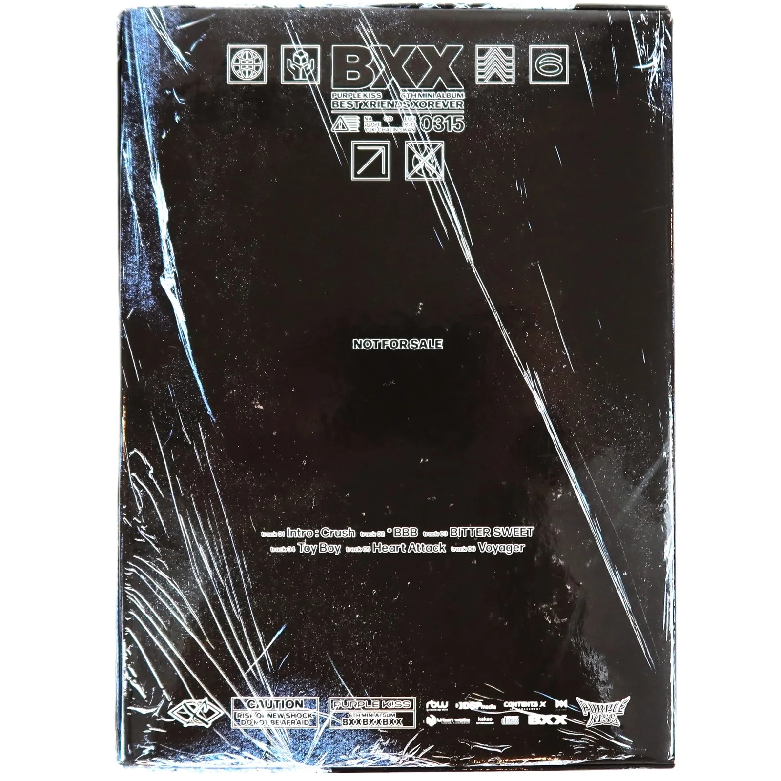 Purple Kiss - BXX 6th Mini Album Signed Autographed Promo CD 2024, изображение 3