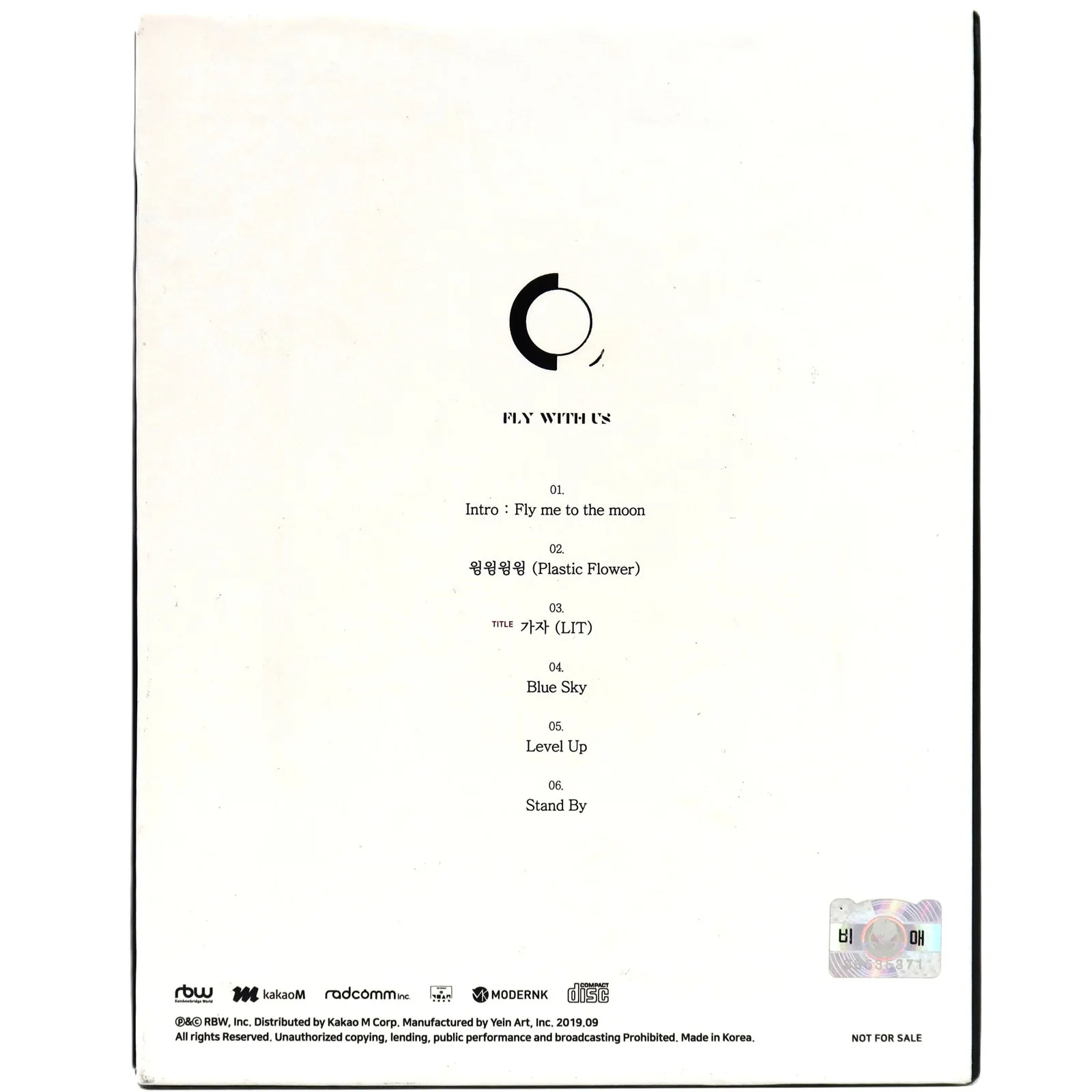 Oneus - Fly With Us 3rd Mini Album Signed Promo CD 2019, image 3