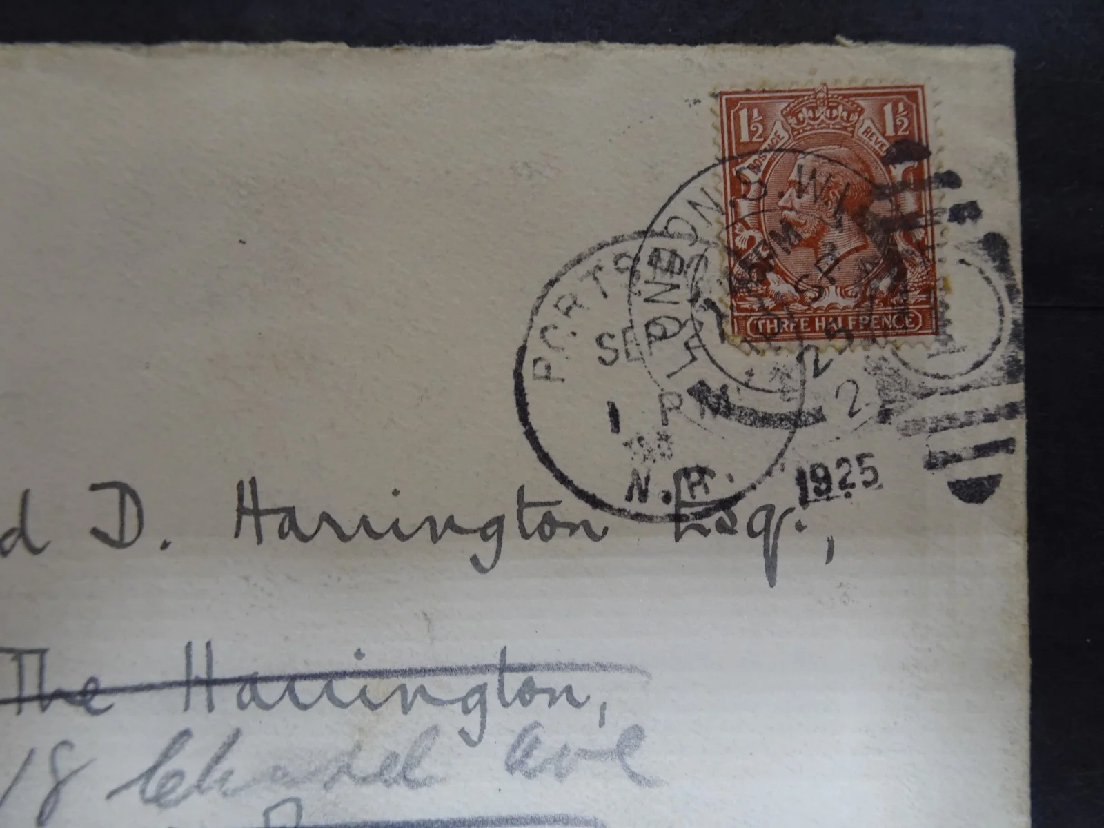 Buckingham Palace Letter to Symphony Manager Howard Harrington 9/10/1925, изображение 3