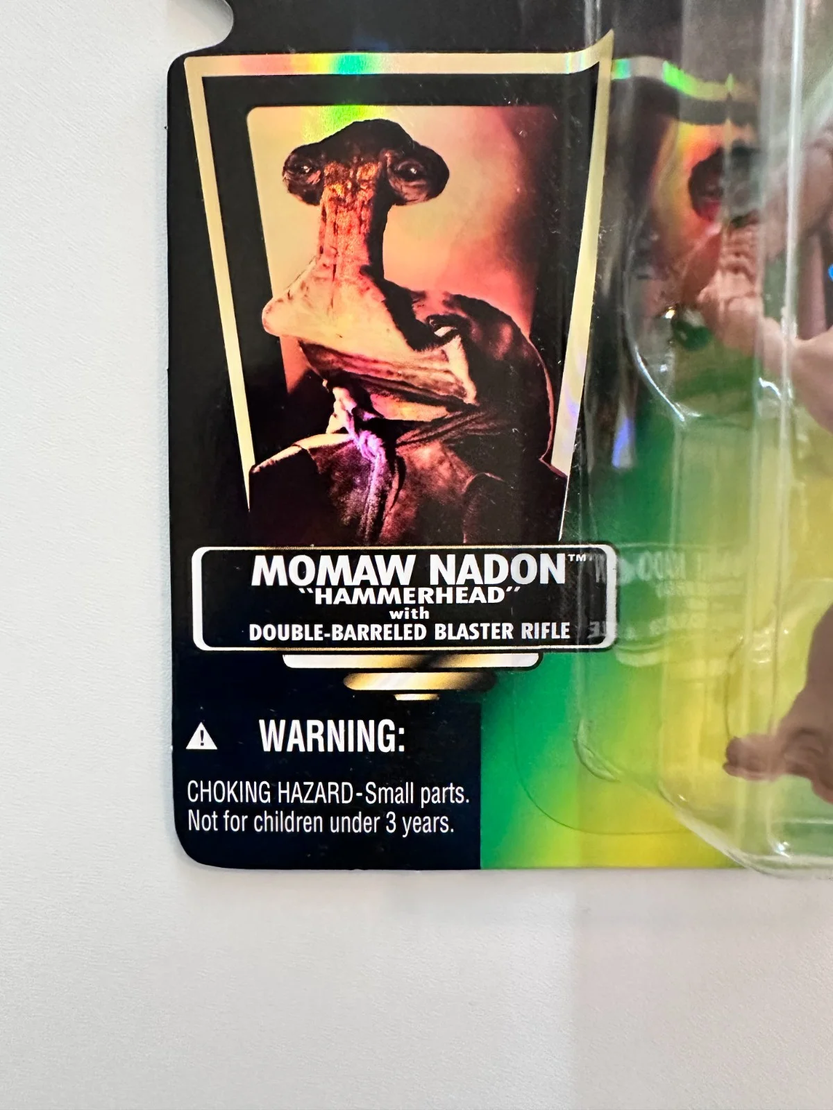 Jon Berg — Jon Berg Signed Star Wars EpIV POTF2 Momaw Nadon (Hammerhead) Action Figure, изображение 5