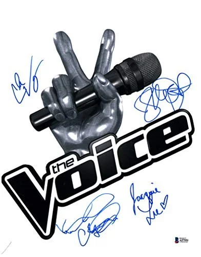 Jacquie Lee, Cole Vosbury, Will Champlin, James Wolpert — The Voice (4) Lee, Vosbury, Champlin & Wolpert Signed 11x14 Photo BAS #A57551, изображение 3