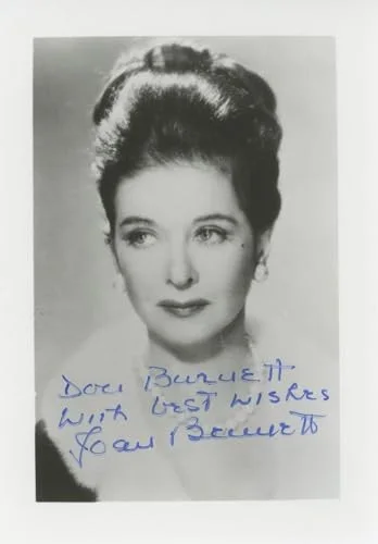 Joan Bennett — Joan Bennett Scarlet Street "Don Burnett" Signed 3.25x4.75 Photo BAS #BK43353, изображение 3