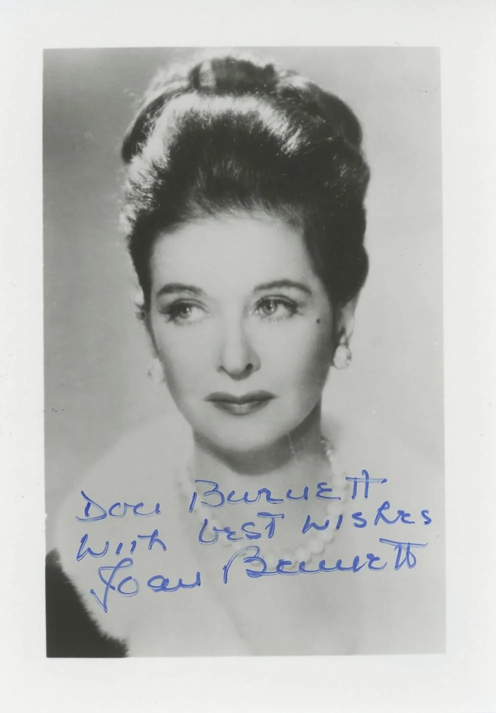 Joan Bennett — Joan Bennett Scarlet Street "Don Burnett" Signed 3.25x4.75 Photo BAS #BK43353, изображение 4