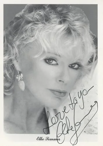Elke Sommer — Elke Sommer A Shot in the Dark "Love To You" Signed 3.25x5 Photo BAS #BK43341, изображение 3