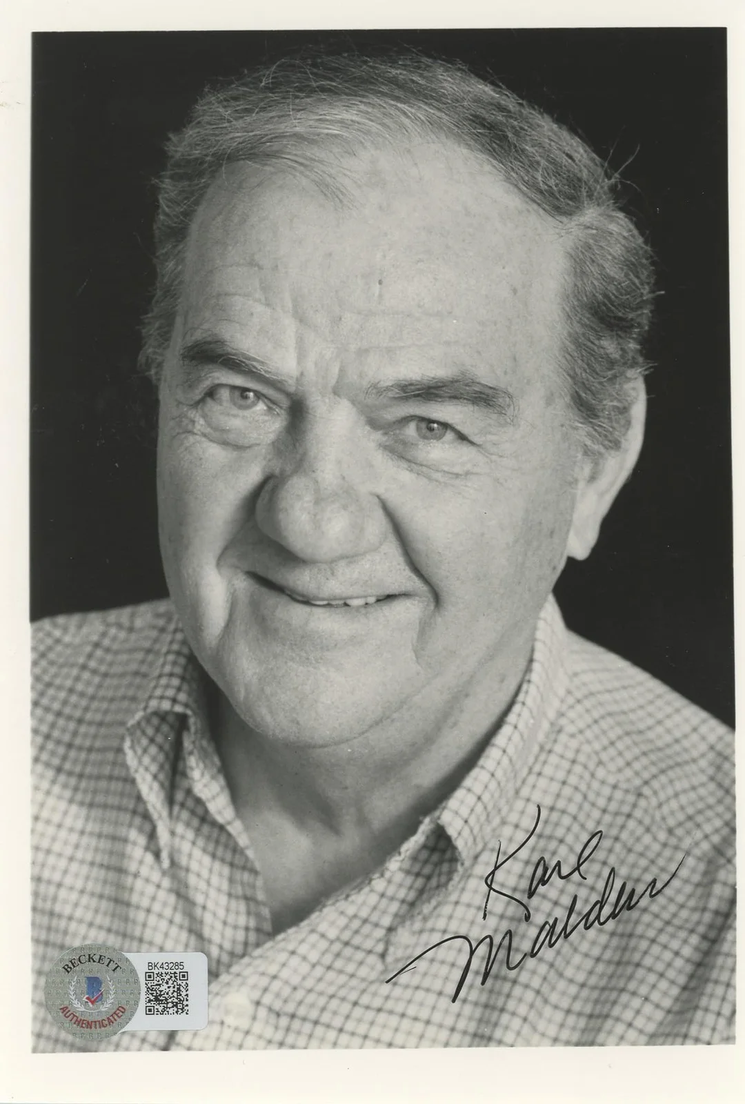 Karl Malden — Karl Malden The Streets of San Francisco Authentic Signed 5x7 Photo BAS #BK43285, изображение 3