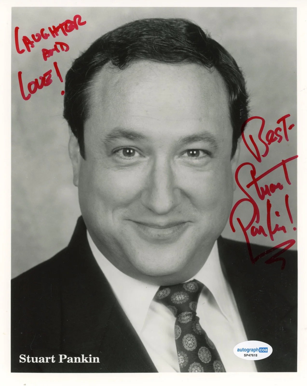 Stuart Pankin — Stuart Pankin "Not Necessarily the News" AUTOGRAPH Signed 8x10 Photo ACOA