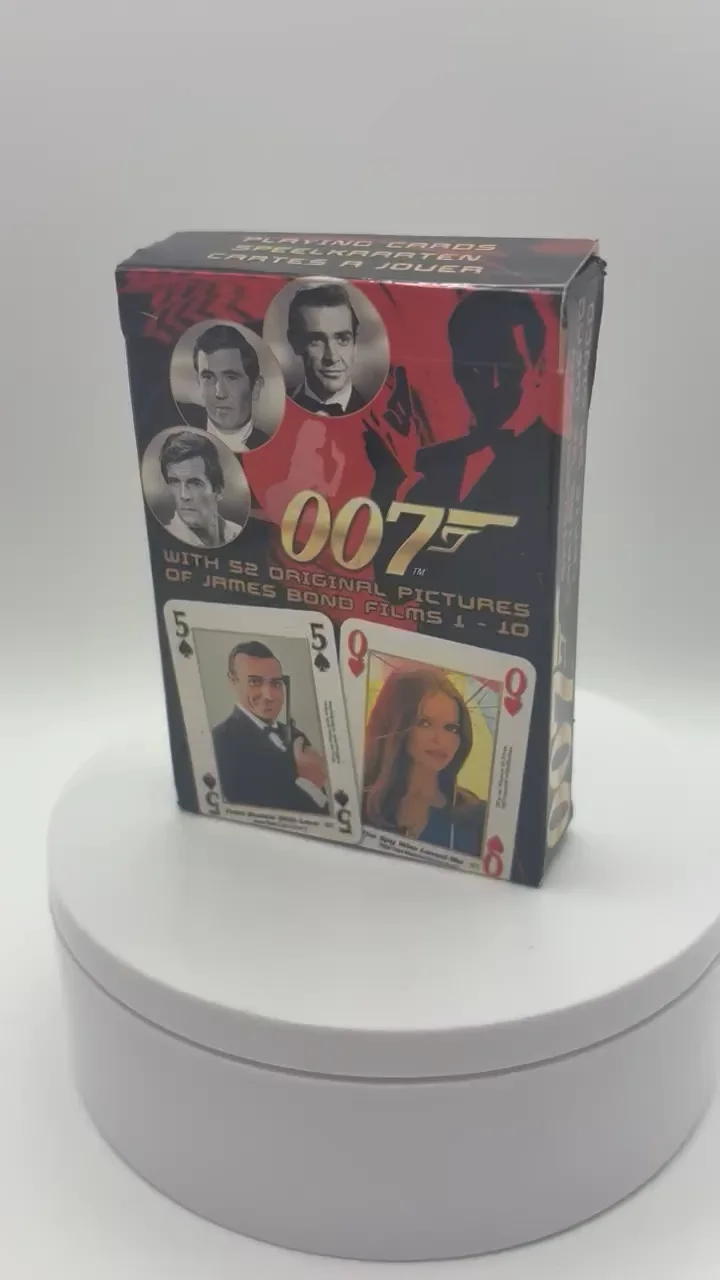JAMES BOND 007 Playing Cards 2004 Carta Mundi / Boxed / Bond Films 1-10, изображение 2