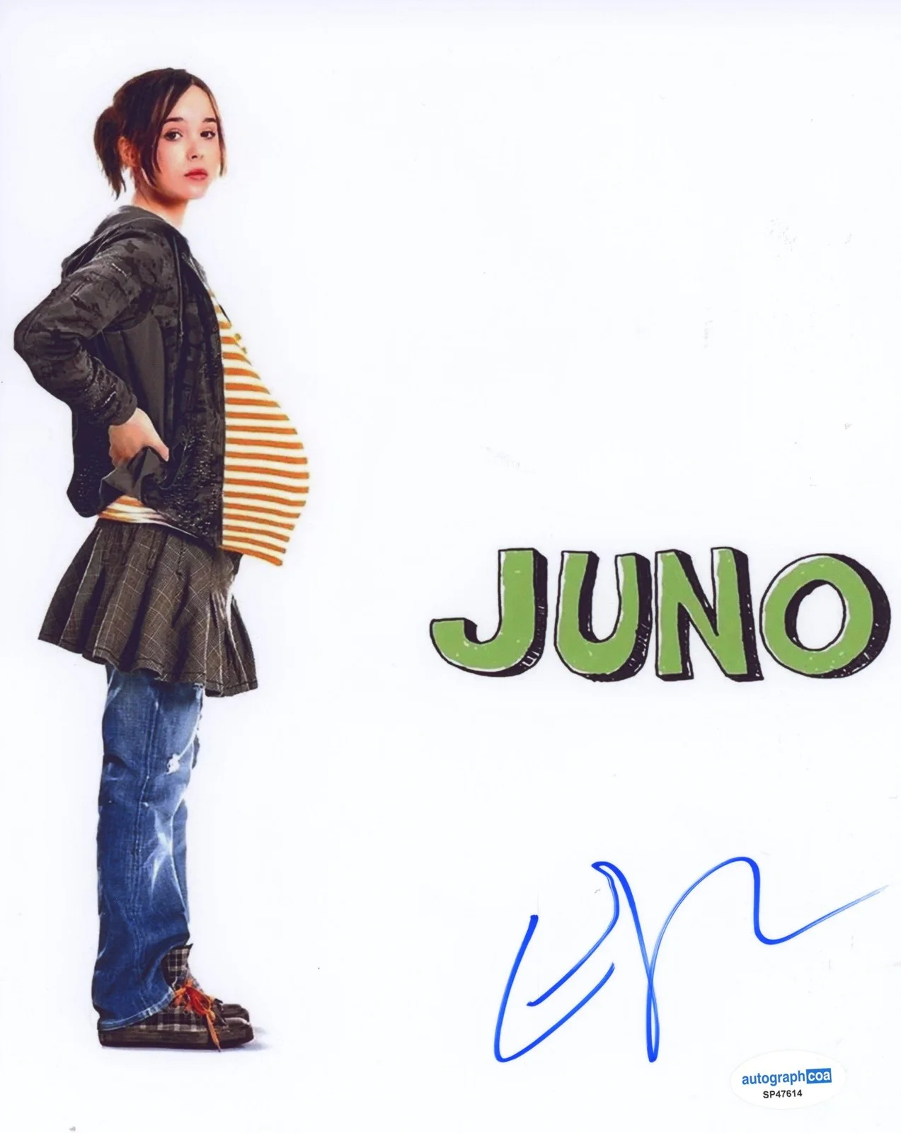 Elliot Page — Elliot Page "Juno" AUTOGRAPH Signed Ellen Autographed 8x10 Photo ACOA