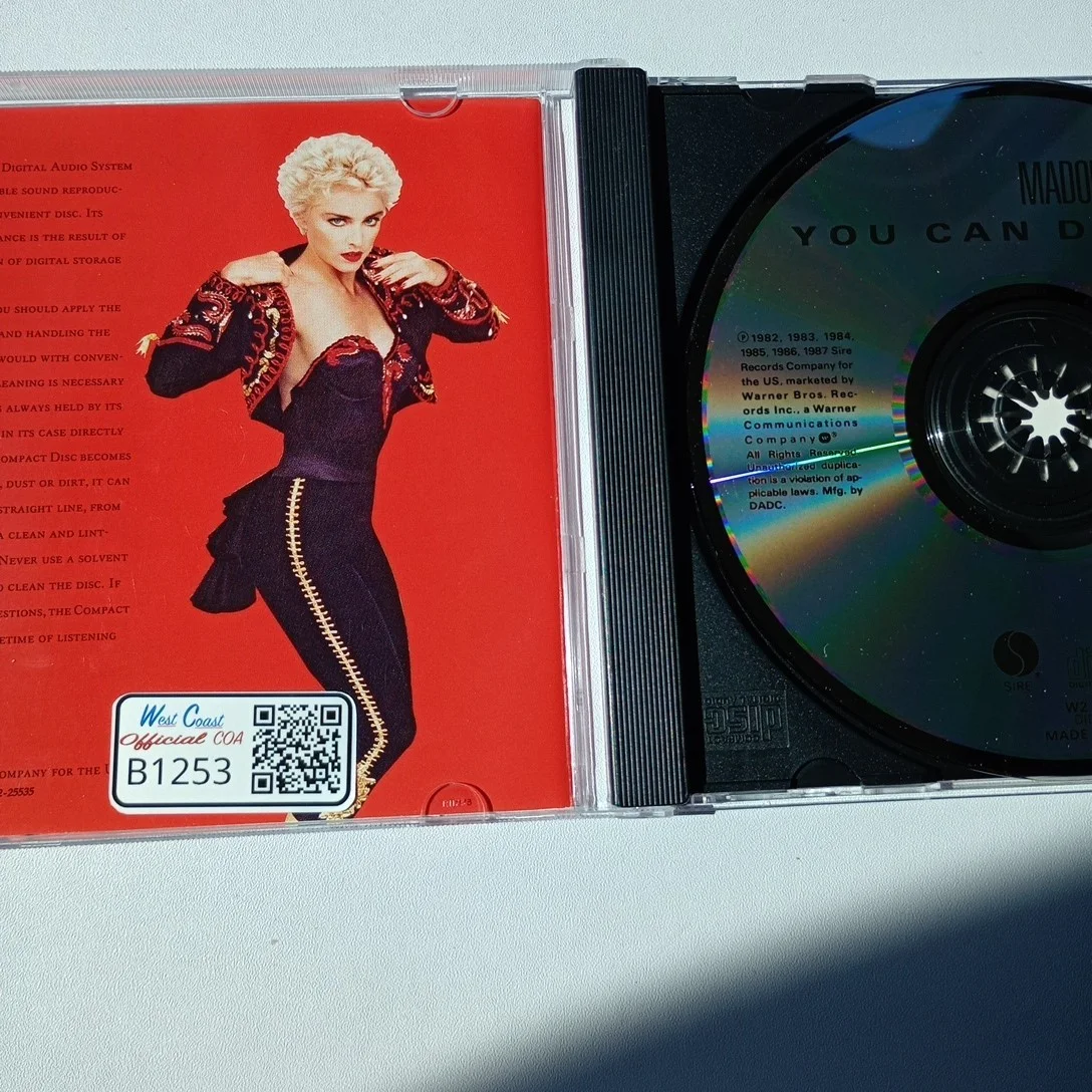 Madonna Signed You Can Dance CD Booklet Autographed Black Sharpie West Coast COA, изображение 4