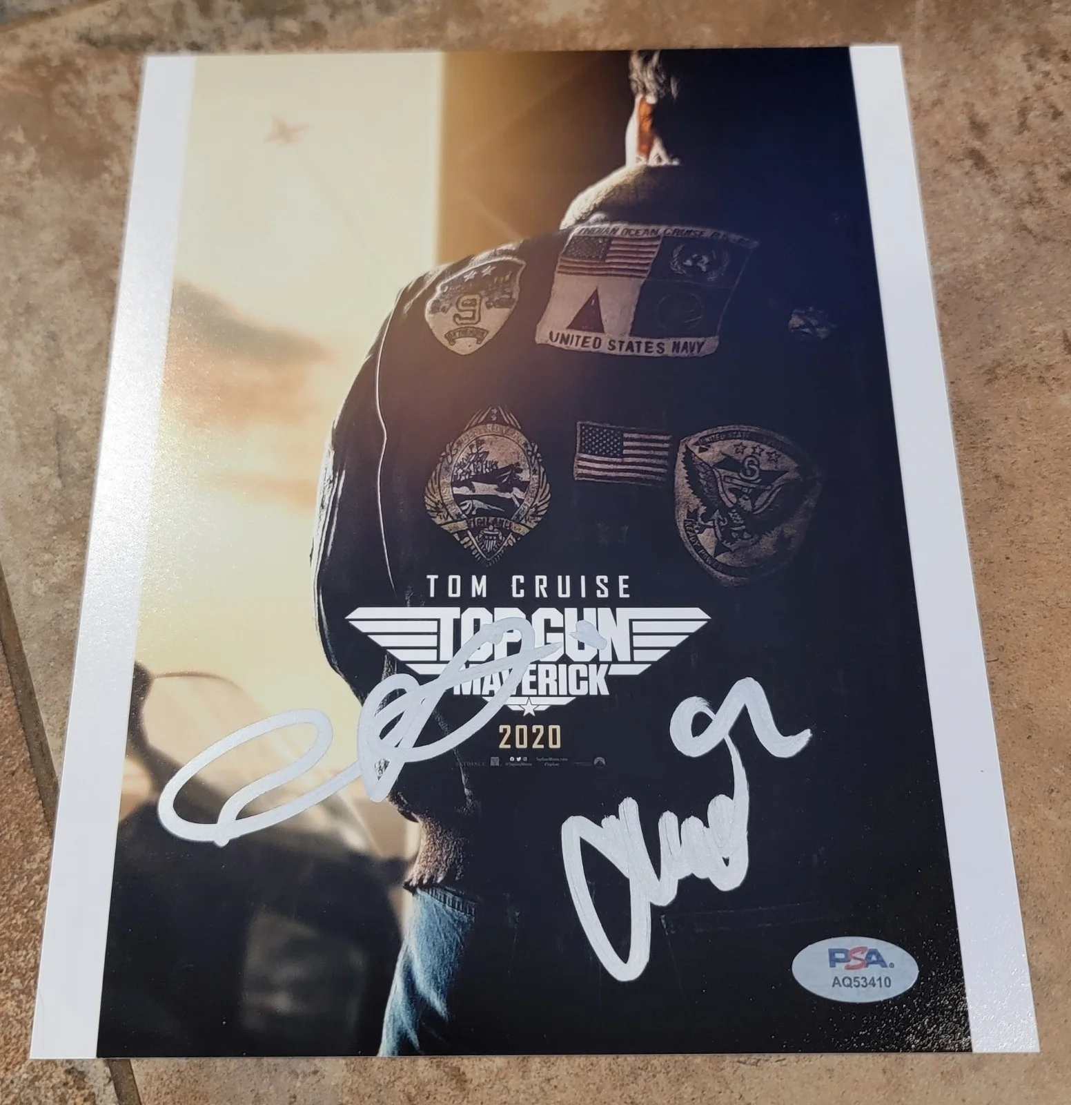 Claudio Miranda, Joseph Kosinski — Claudio Miranda Joseph Kosinski signed 8x10 photo PSA autograph Top Gun Maverick