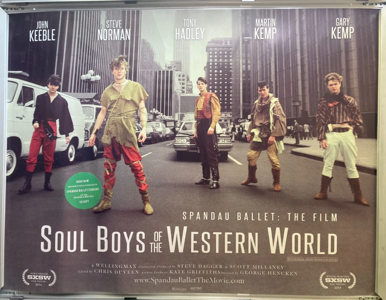 Cinema Poster: SOUL BOYS OF THE WESTERN WORLD SPANDAU BALLET THE FILM 2014 Quad, изображение 2
