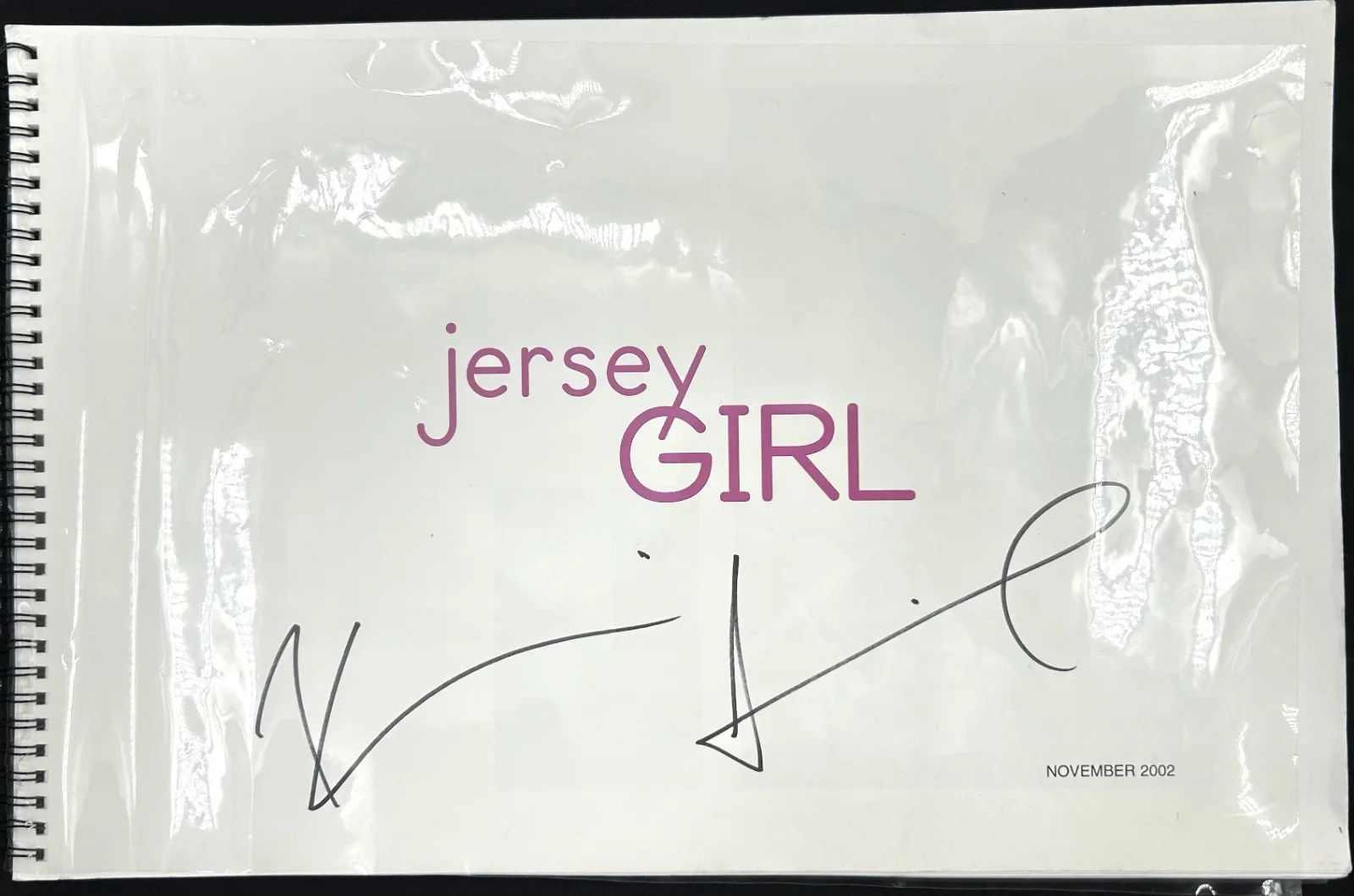 Kevin Smith — KEVIN SMITH Autographed JERSEY GIRL Movie Sketch w/ COA - RARE, изображение 4