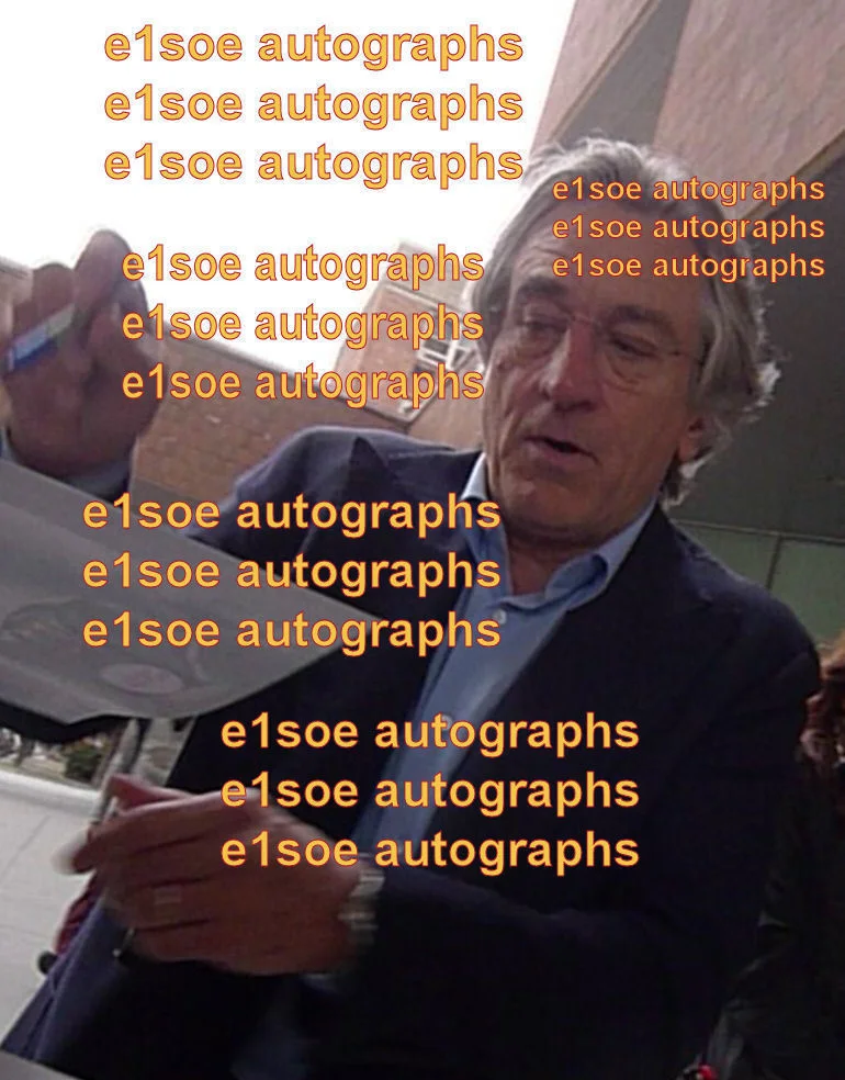Robert De Niro — Robert De Niro signed 8x10 photo - In Person Exact Proof - DeNiro Goodfellas, изображение 4