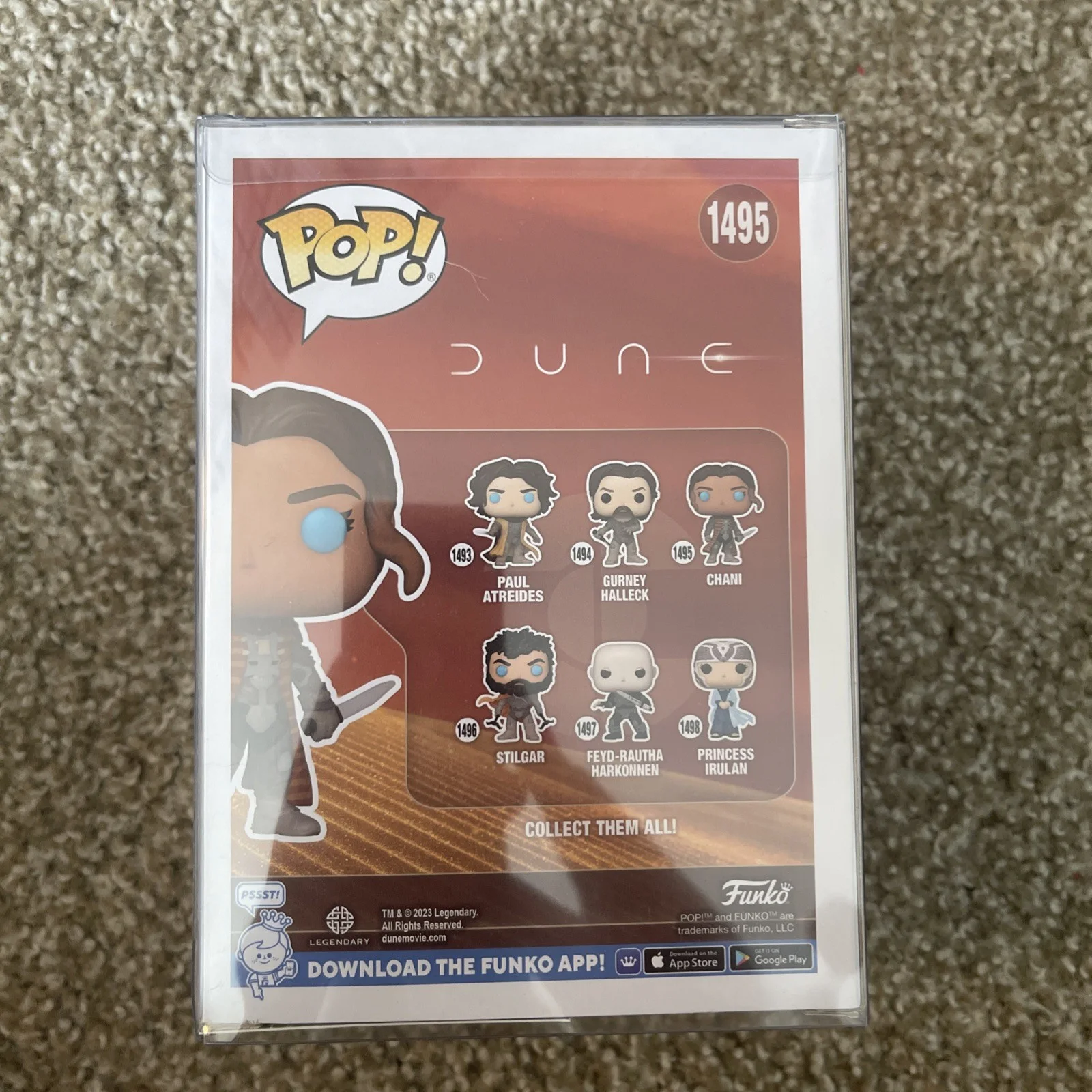 Zendaya — Funko Pop! Movies Dune Part Two 1495 Chani (Signed by Zendaya) – Autographed COA, image 3