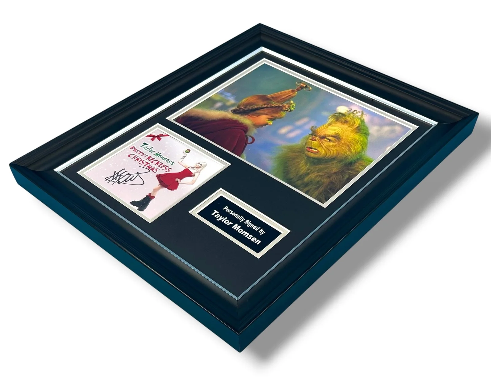 Taylor Momsen SIGNED Pretty Reckless Handmade Display The Grinch Autograph Photo, image 3