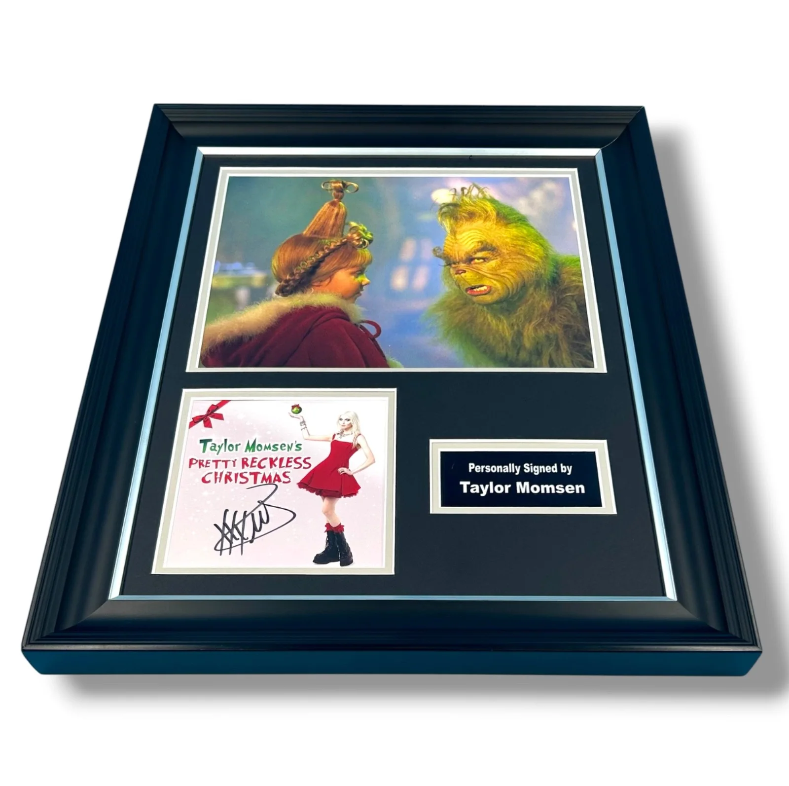 Taylor Momsen SIGNED Pretty Reckless Handmade Display The Grinch Autograph Photo, image 4
