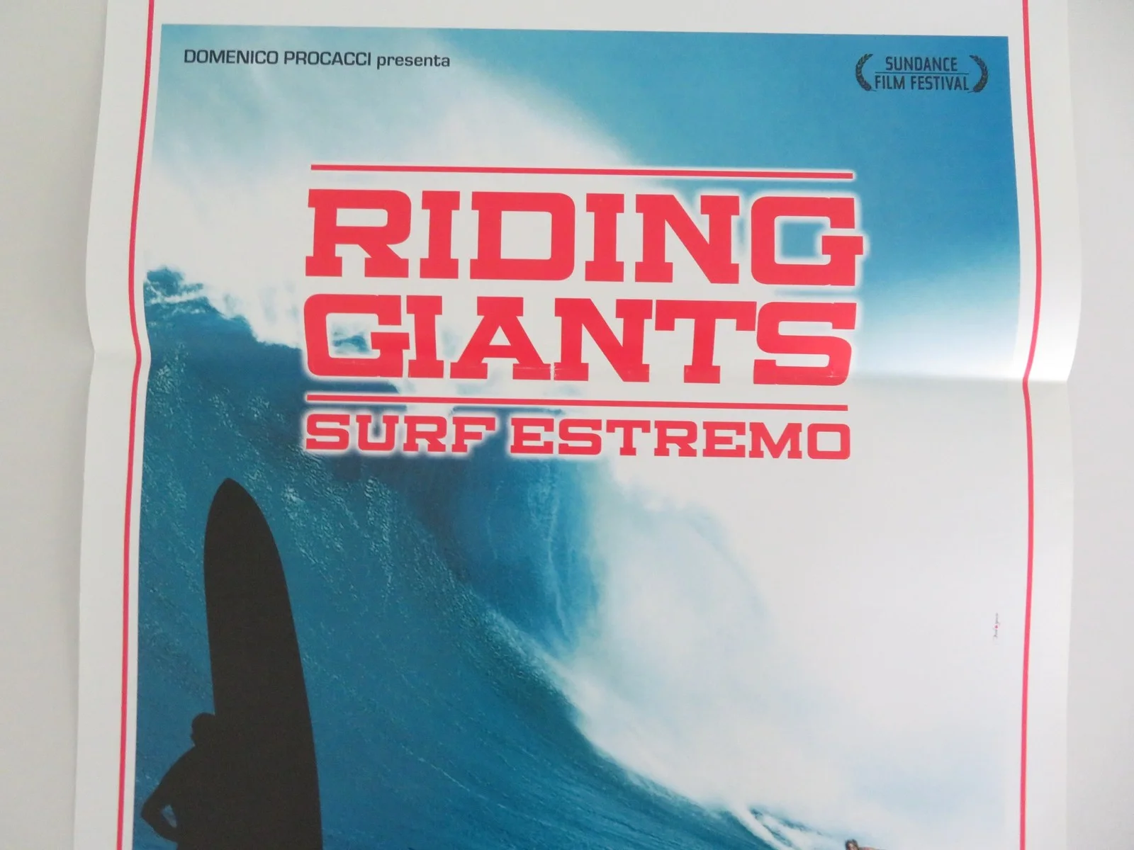Riding Giants Italian Locandina Poster Laird Hamilton Jeff Clark 2004, image 3