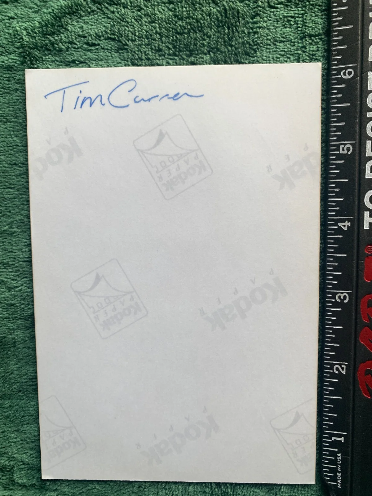Timmy Curran — Tim Curren Surfer Musician Signed photograph 4x6 In Person vintage autograph, изображение 2