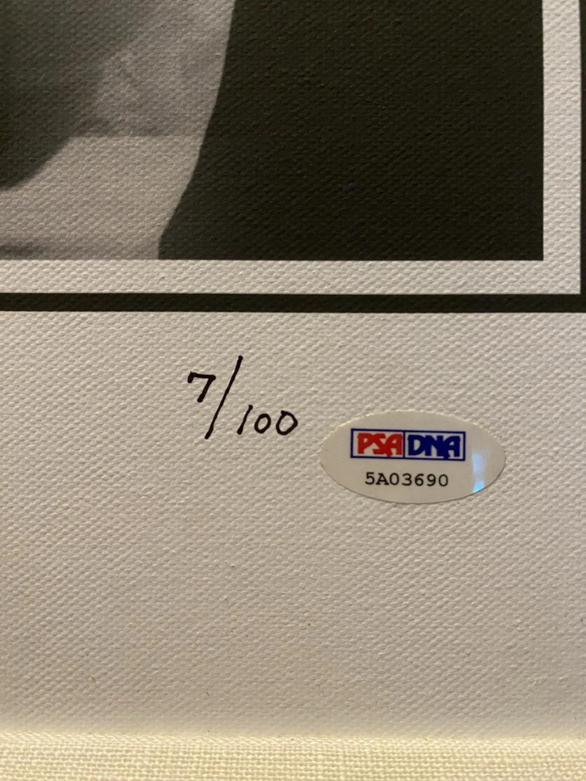 Muhammad Ali Signed Poster! WITH PSA/DNA CERTIFICATION! In Great Condition!, image 4