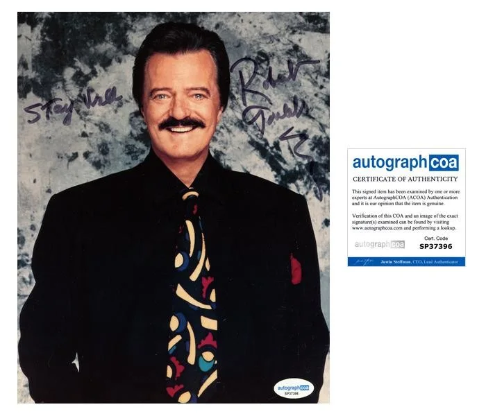 Robert Goulet — Robert Goulet "My Love Forgive Me" Singer AUTOGRAPH Signed 8x10 Photo ACOA
