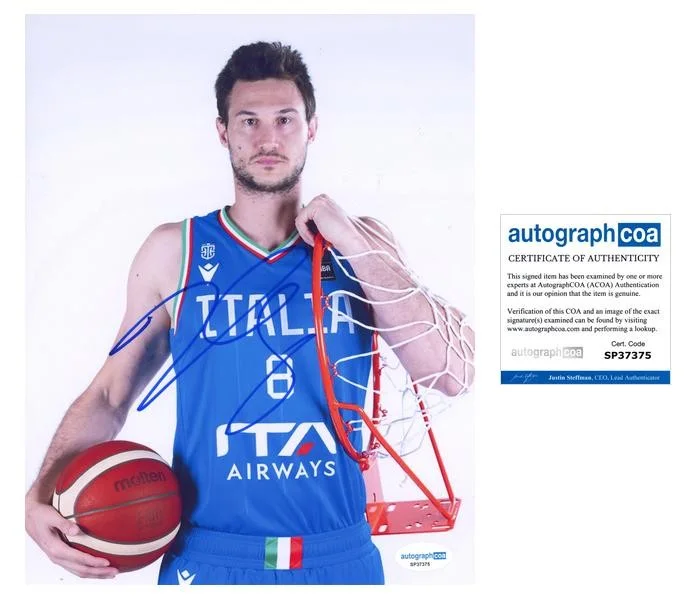 Danilo Gallinari — Danilo Gallinari AUTOGRAPH Signed Italy Basketball Autographed 8x10 Photo ACOA