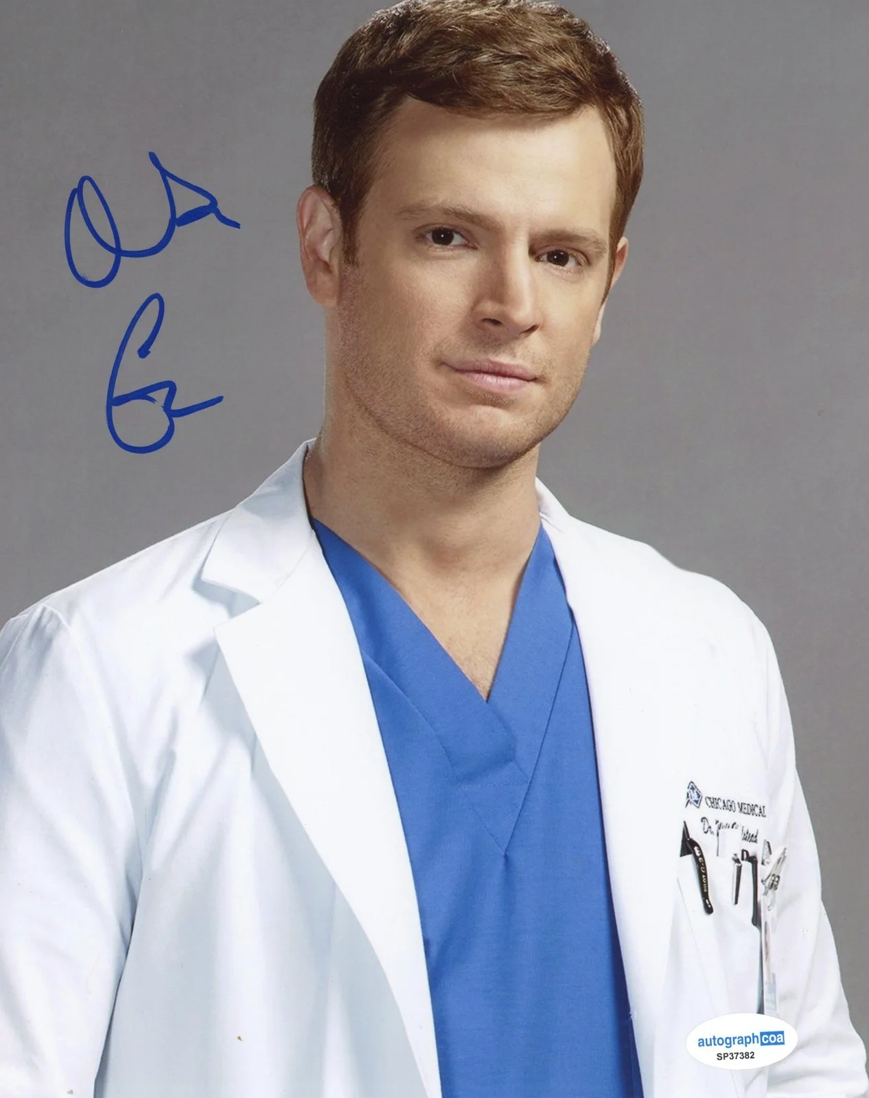Nick Gehlfuss — Nick Gehlfuss "Chicago Med" AUTOGRAPH Signed 'Will Halstead' 8x10 Photo B ACOA, image 2