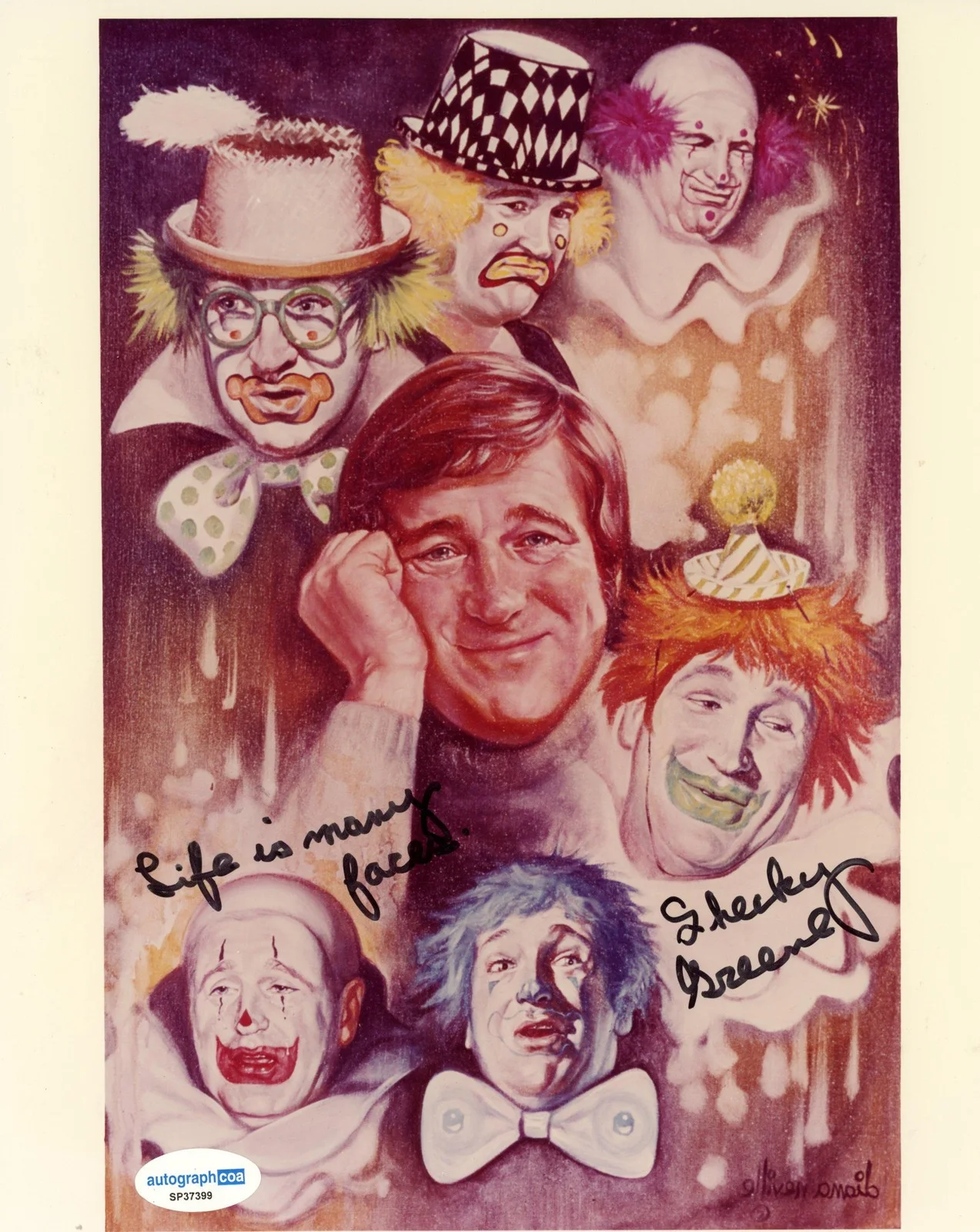 Shecky Greene — Shecky Greene AUTOGRAPH Signed Stand Up Comedian Autographed 8x10 Photo ACOA, изображение 2