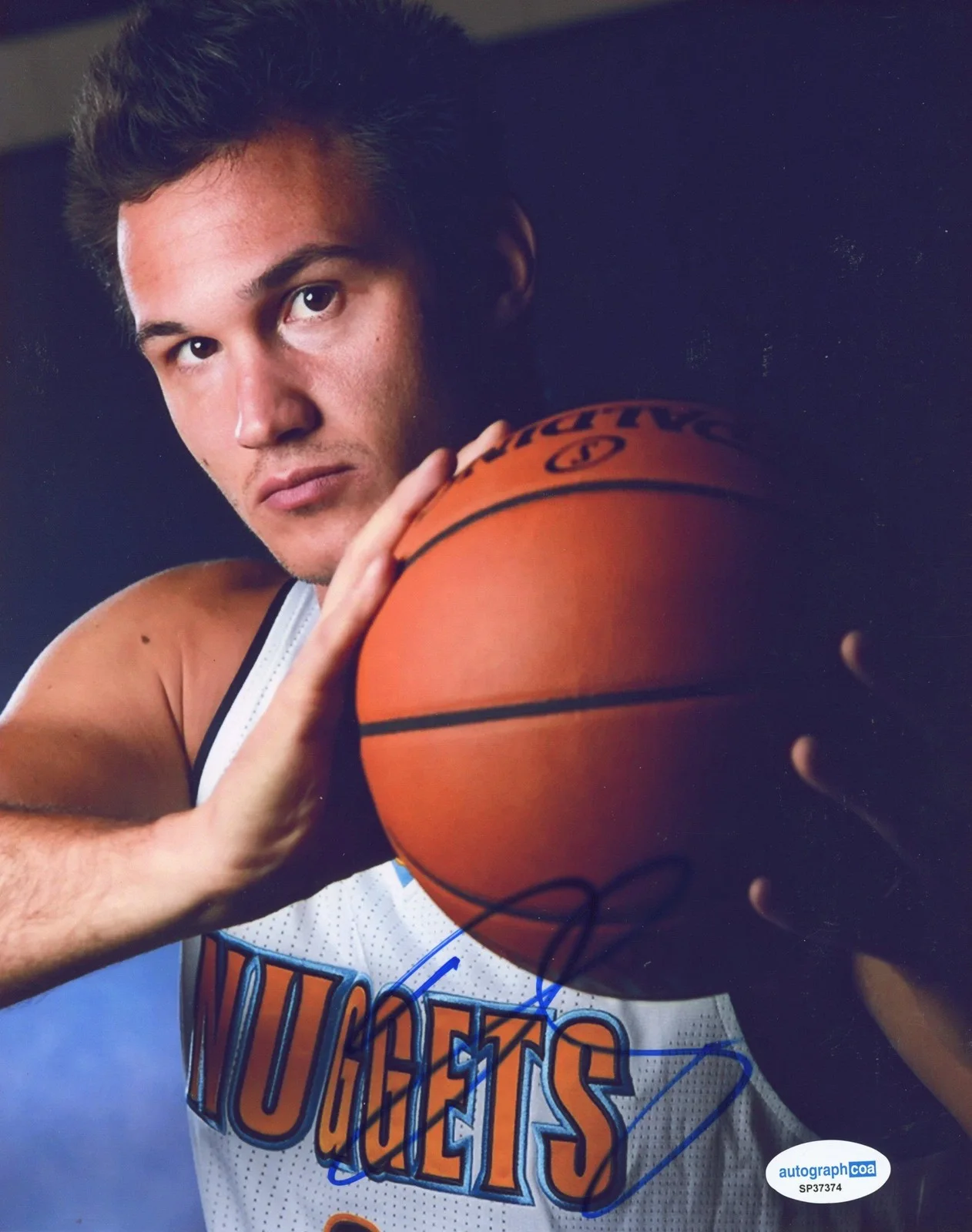 Danilo Gallinari — Danilo Gallinari AUTOGRAPH Signed Denver Nuggets NBA Autographed 8x10 Photo ACOA, image 2