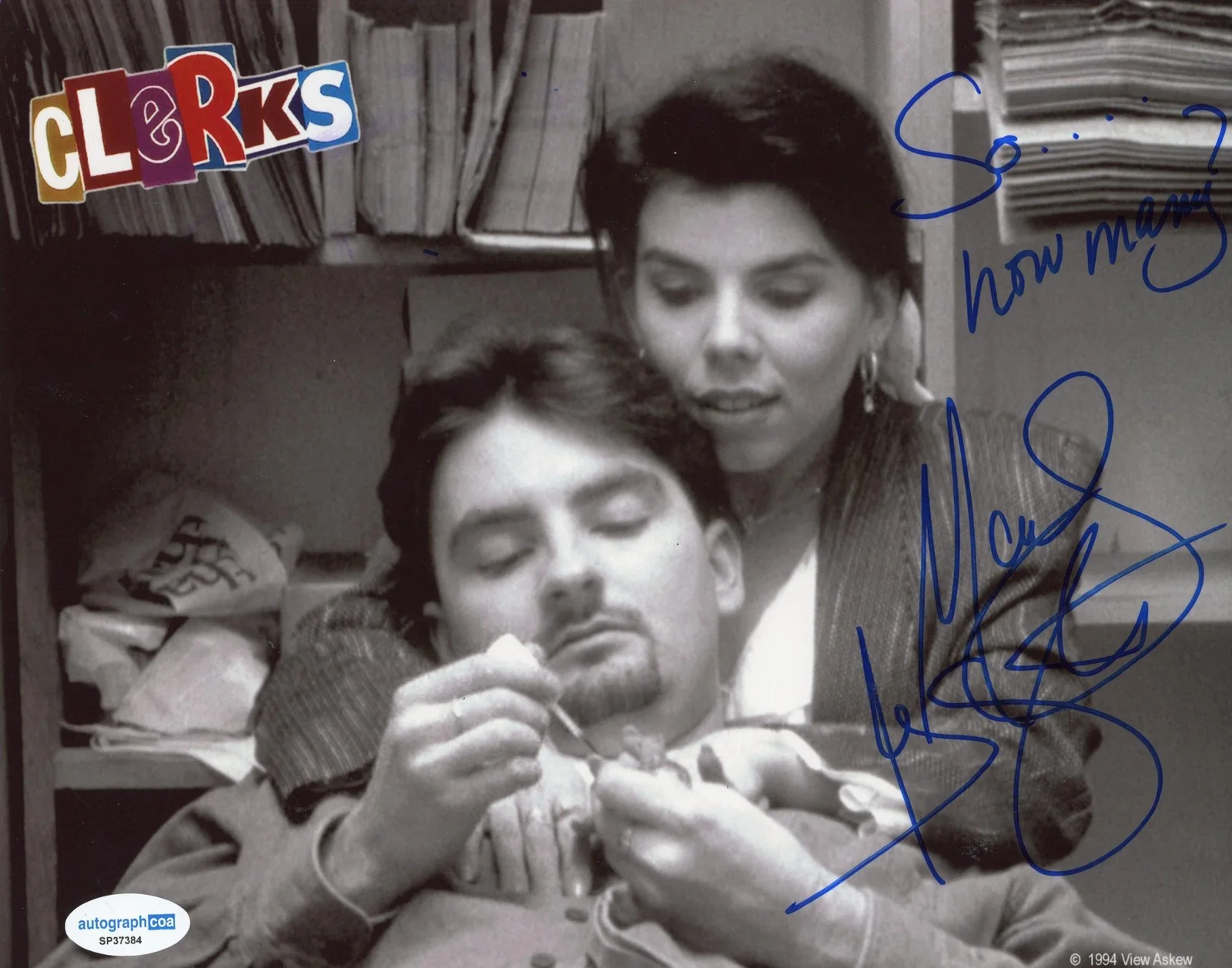 Marilyn Ghigliotti — Marilyn Ghigliotti "Clerks" AUTOGRAPH Signed 'Veronica' 8x10 Photo B ACOA, image 2
