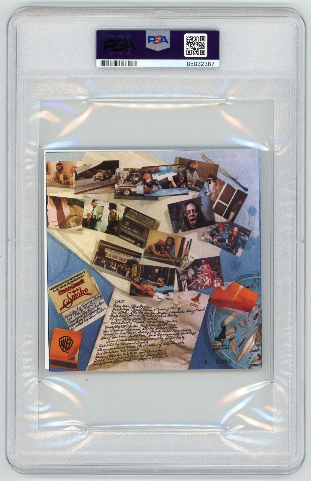 Cheech Marin Tommy Chong SIGNED Up in Smoke CD COVER Soundtrack PSA Autographed, image 2