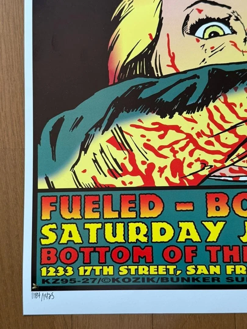 Frank Kozik 1995 Ritual Device Poster Signed Numbered Limited 1425 Offset Print, image 4