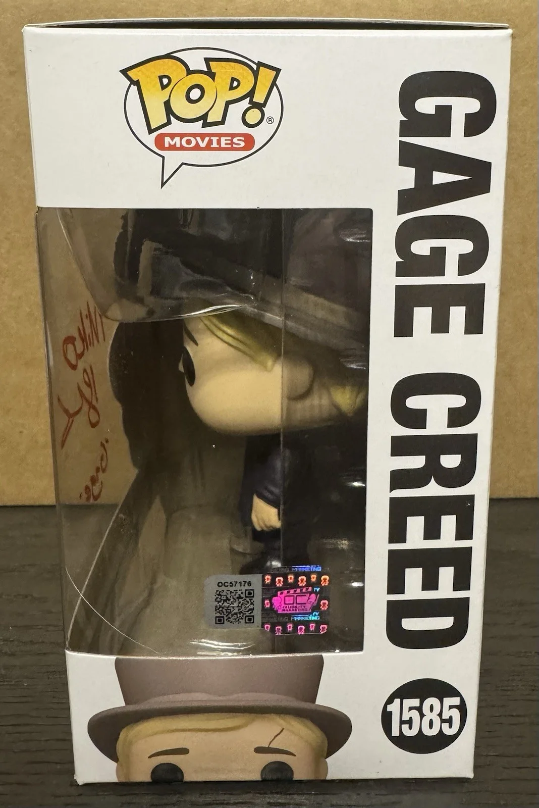 Miko Hughes — Signed Miko Hughes Gage Creed Funko Pop Pet Sematary OCCM Authentication, image 3
