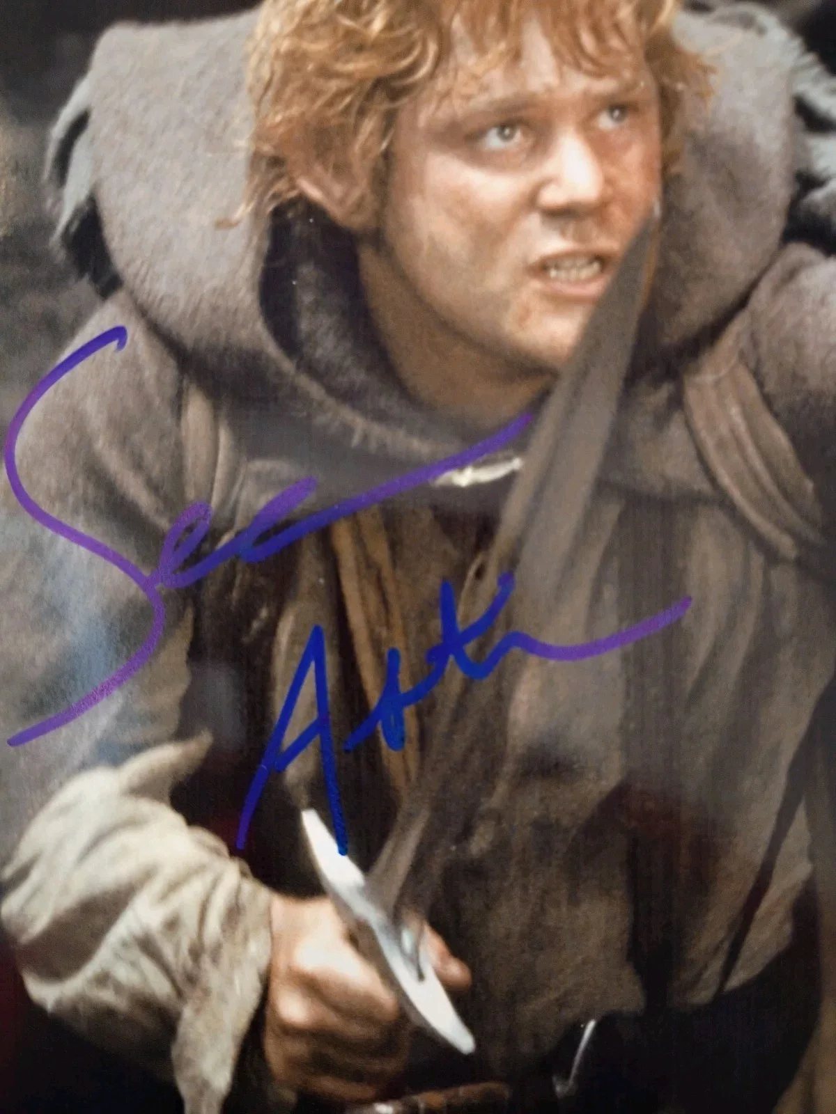 Sean Astin — SEAN ASTIN Autographed Signed 8x10 LORD OF THE RINGS Photo..BAS Beckett, изображение 3