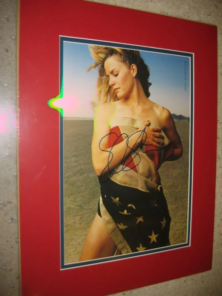 Elisabeth Shue — * ELISABETH SHUE * sexy gorgeous signed 9 1/2 x 14" book photo display, изображение 2