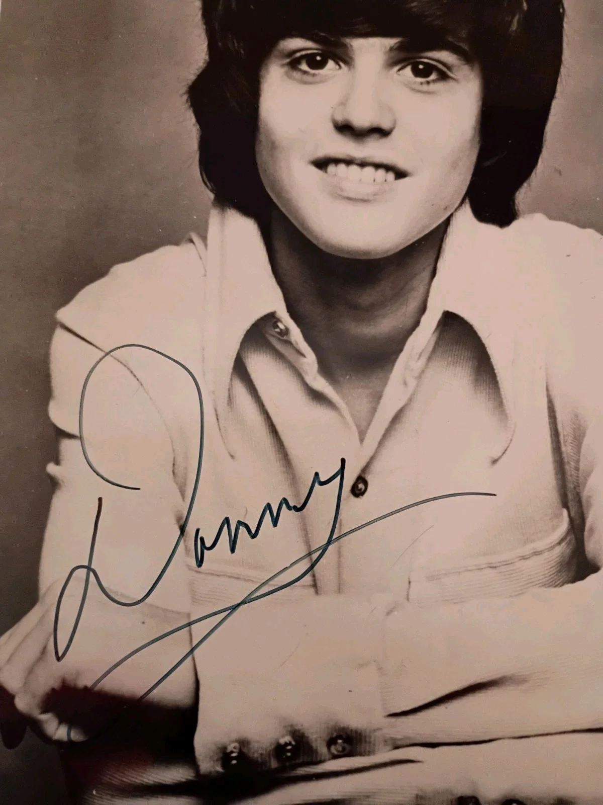 DONNY OSMOND Signed Autographed VINTAGE 7x9 Photo..MUSIC & TV Legend..COA, изображение 3