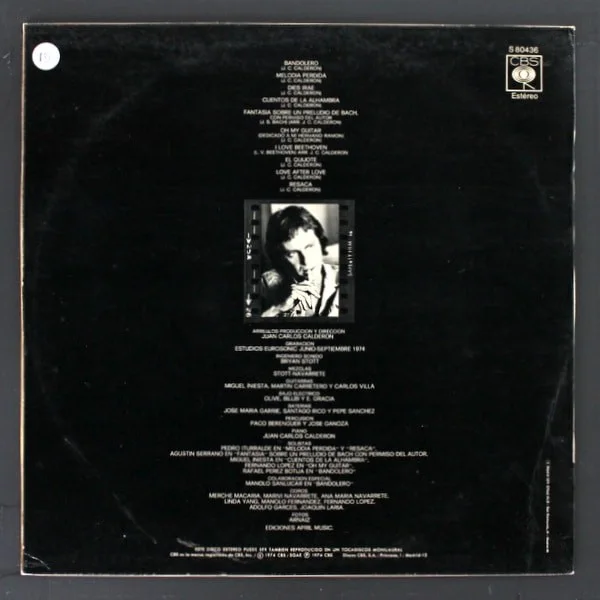 Juan Carlos Calderon - Y Su Taller De Musica (Vinyl LP), image 2