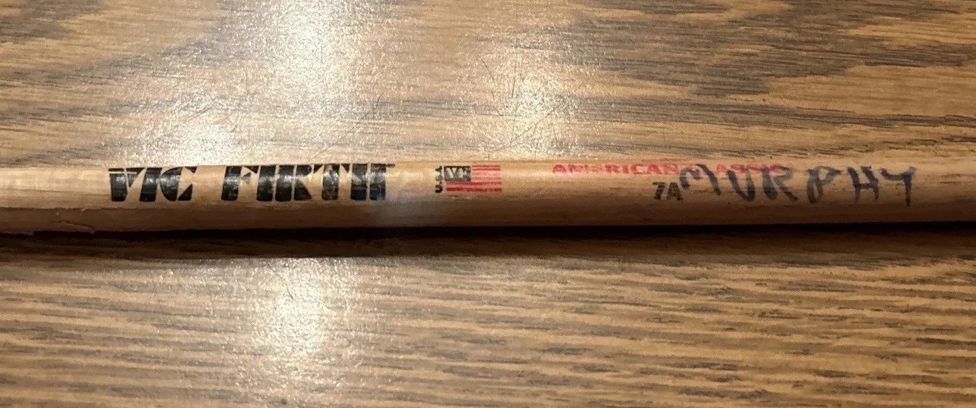 Vintage Killer Whales Band Vic Firth Drumstick Signed Autograph By Murphy Pitts, image 4