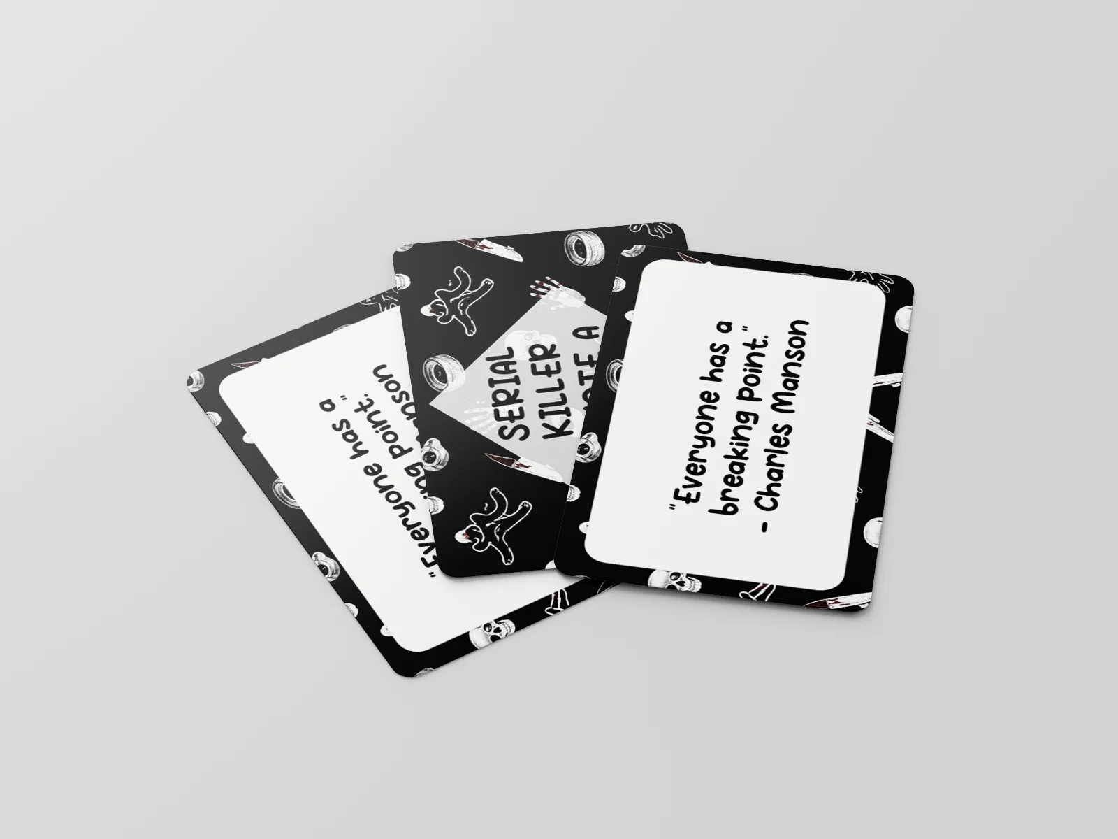Serial Killer Quote A Week Cards – 52 True Crime Dark Quote Deck Gift, изображение 4