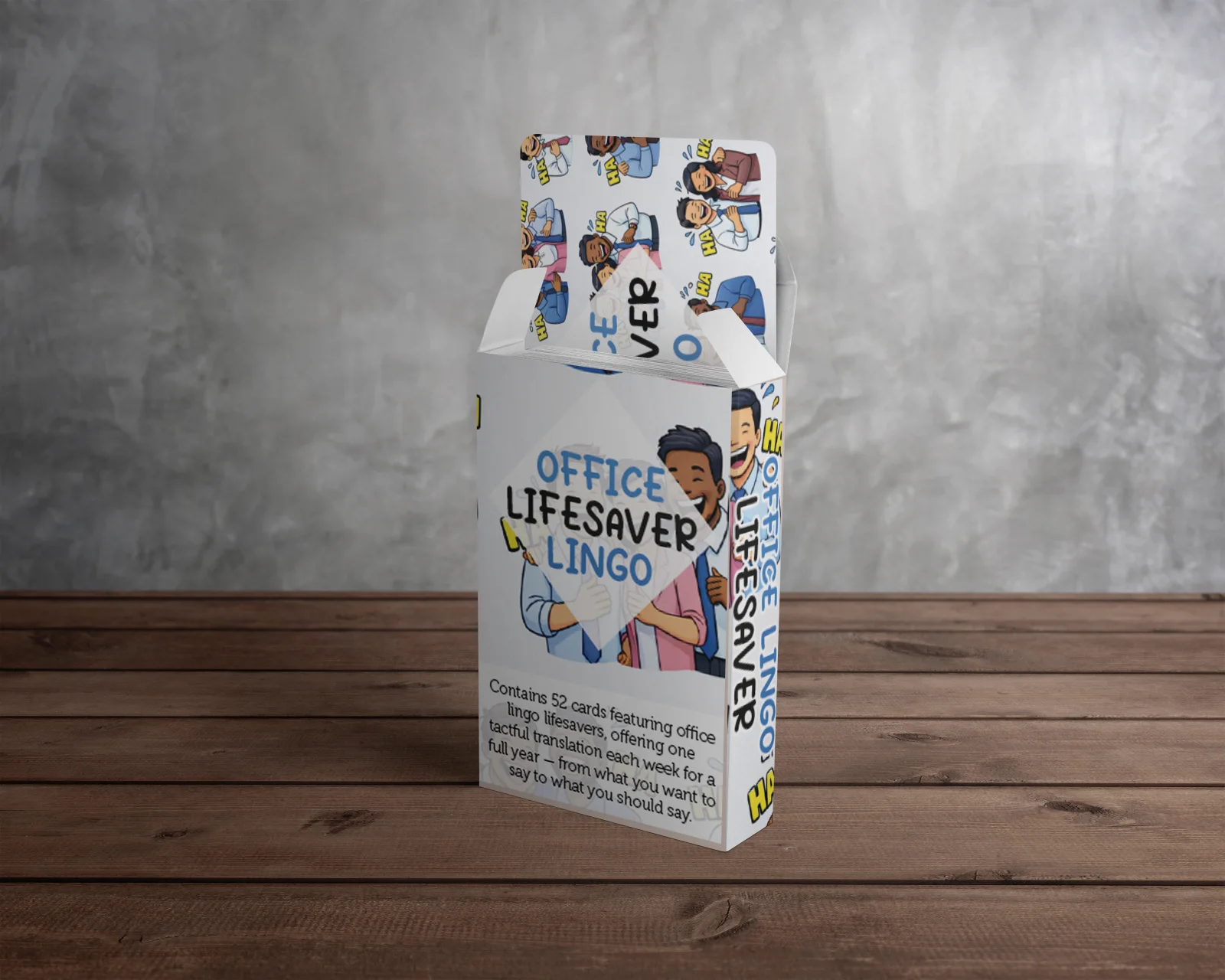 Office Lingo Lifesaver Cards – 52 Funny Work Phrases Desk Gift Humour, image 3