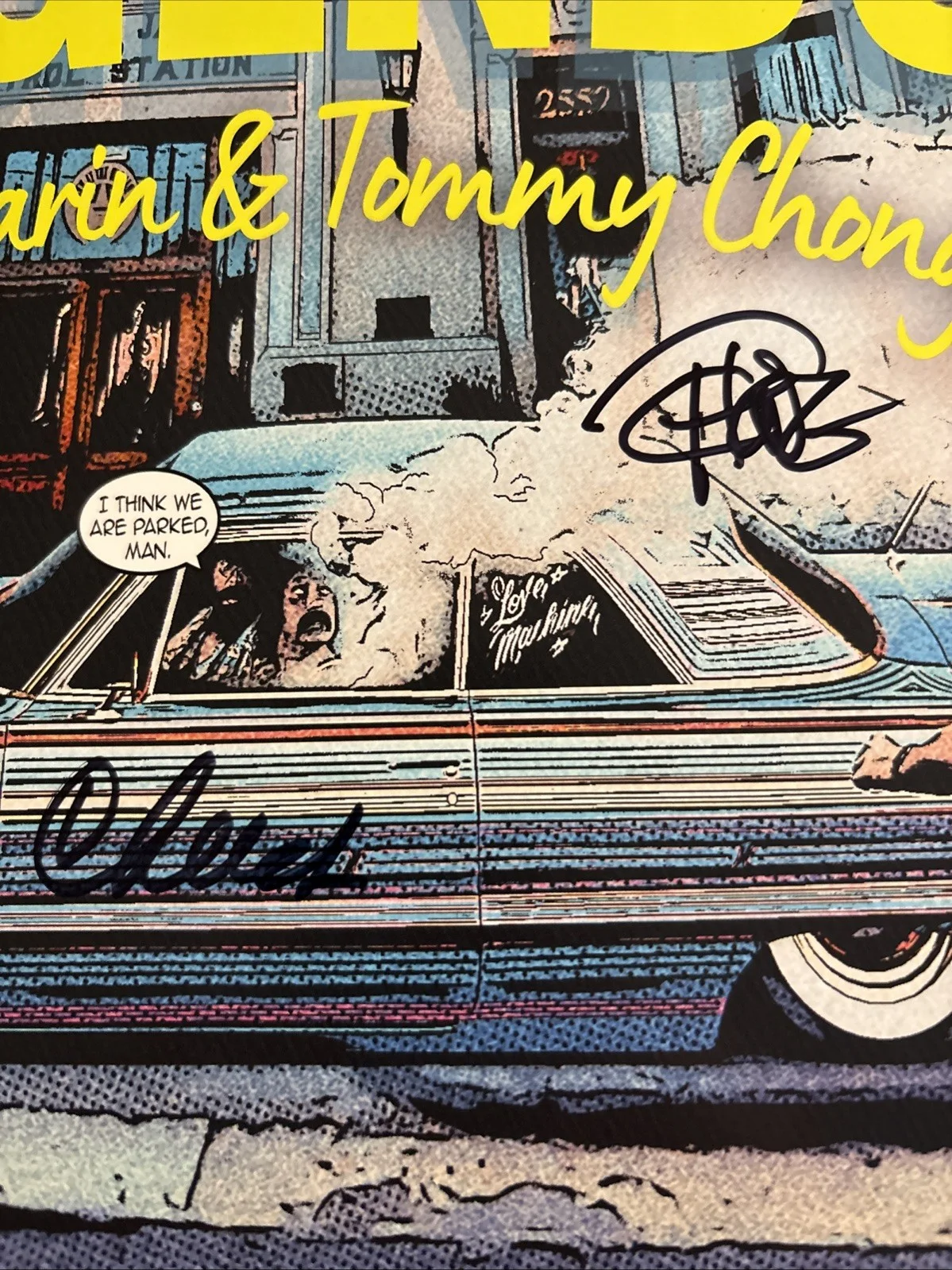 Cheech, Chong — Cheech and Chong Autographed 11X17 Meet the Legends Paper Poster - JSA Hologram, изображение 4