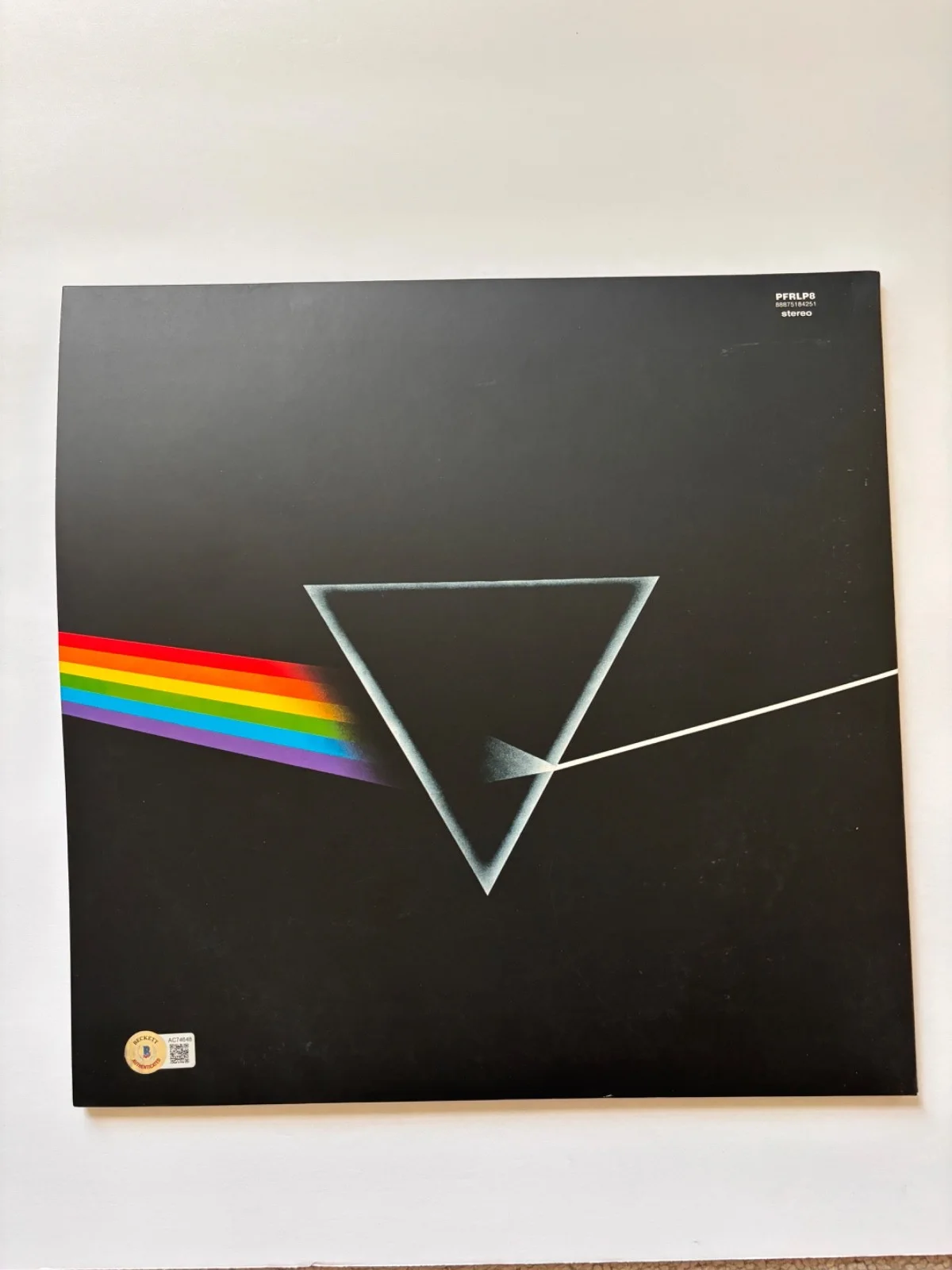 ROGER WATERS SIGNED PINK FLOYD DARK SIDE OF THE MOON VINYL ALBUM BAND SINGER BAS, изображение 5