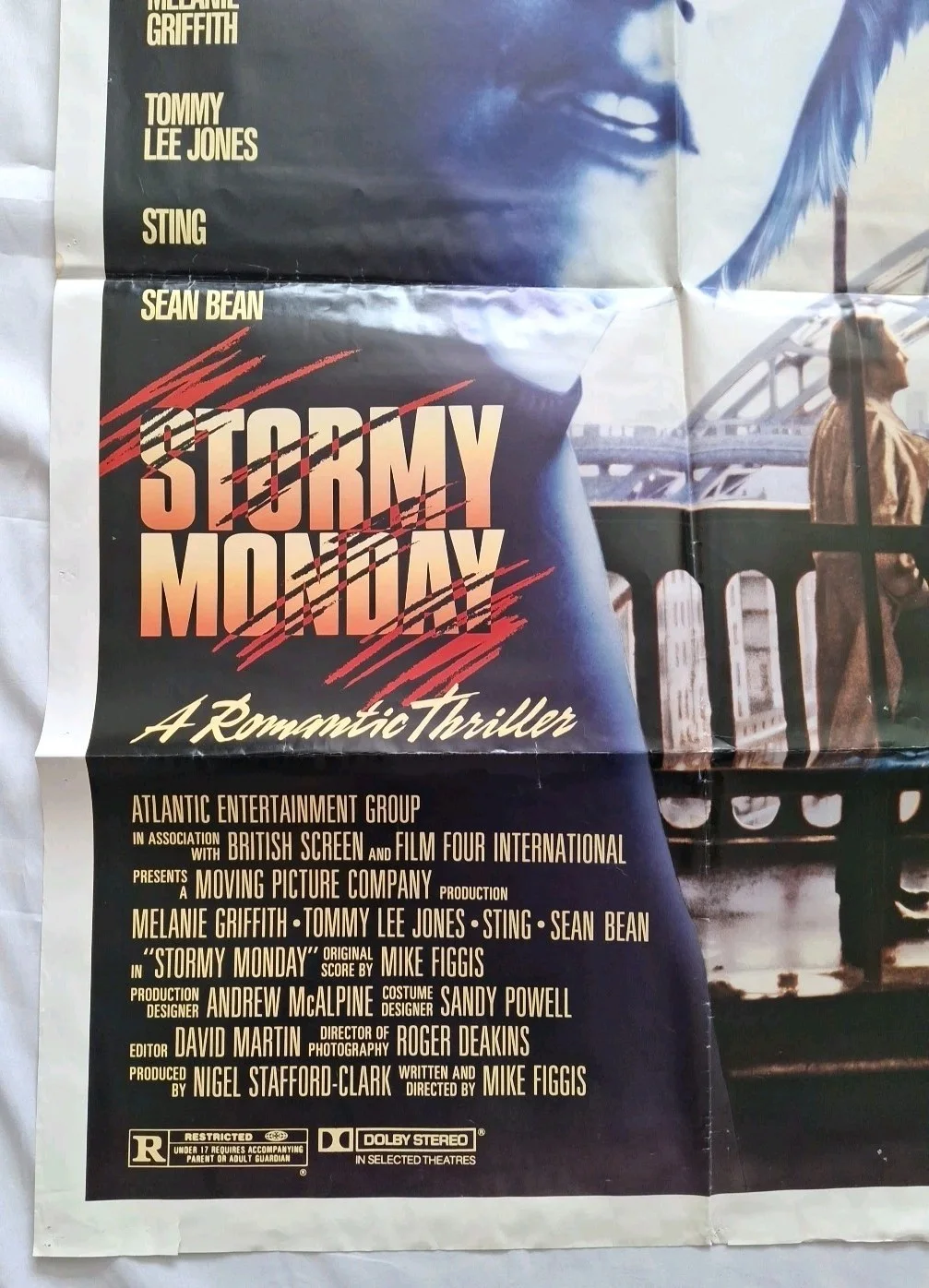Stormy Monday - US 1 Sheet Original Release Folded Used - Mike Figgis 1988, image 4