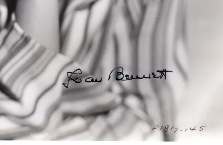 JOAN BENNETT - 'BIG BROWN EYES' 1936 - ORIGINAL AUTOGRAPH., image 2