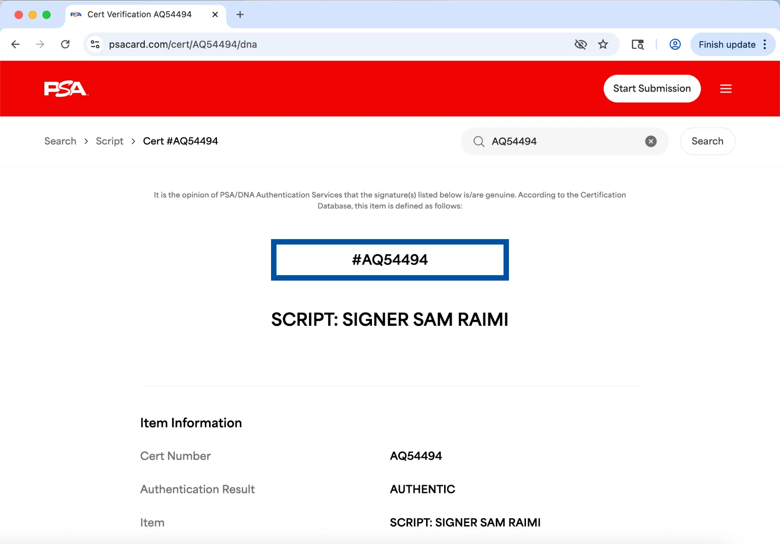 Sam Raimi — Sam Raimi signed A Simple Plan script full 131 pages PSA DNA autograph, изображение 3