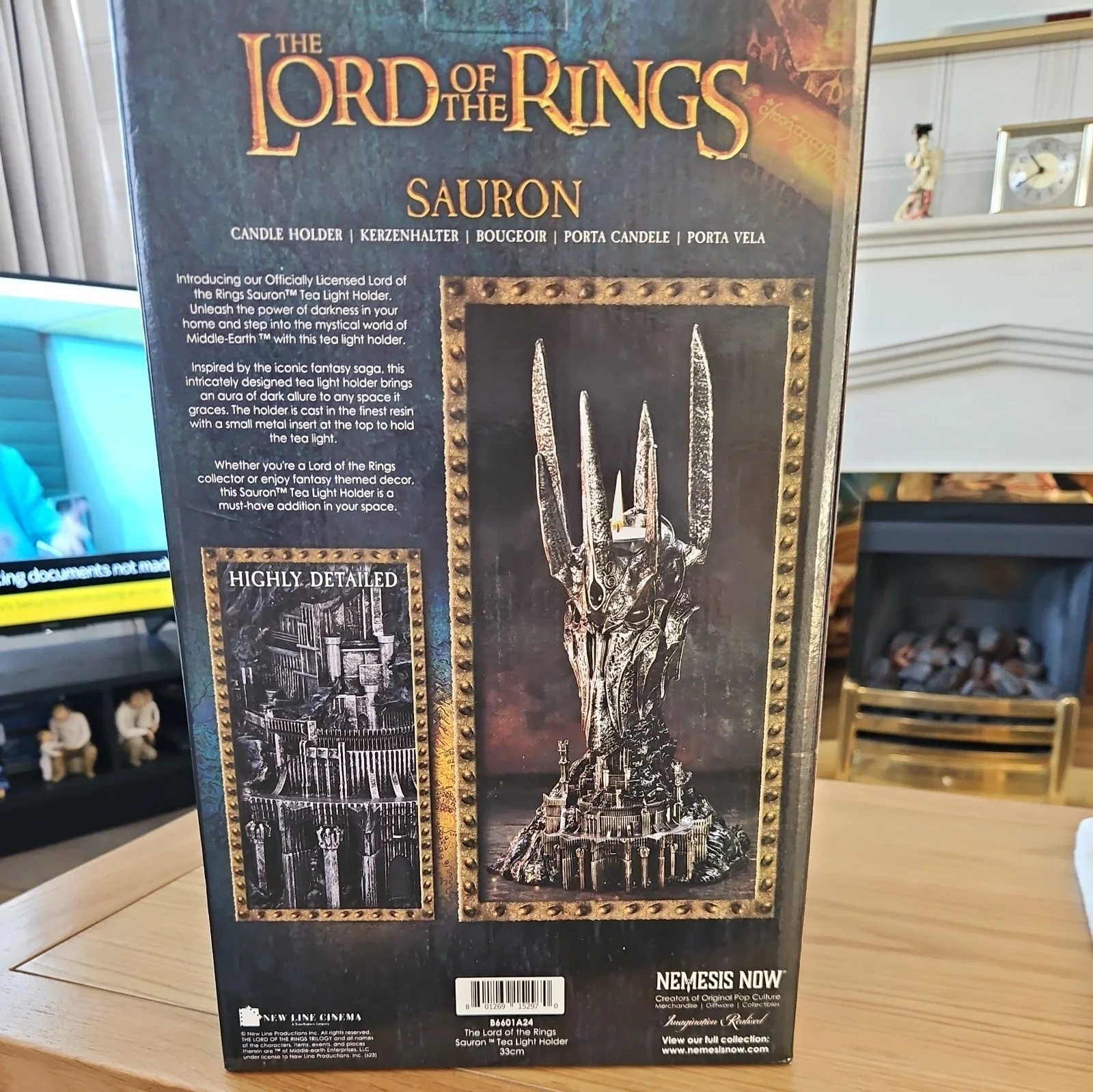 Lord of the Rings Sauron Tea Light Holder 33cm by Nemesis Now Brand New, изображение 4