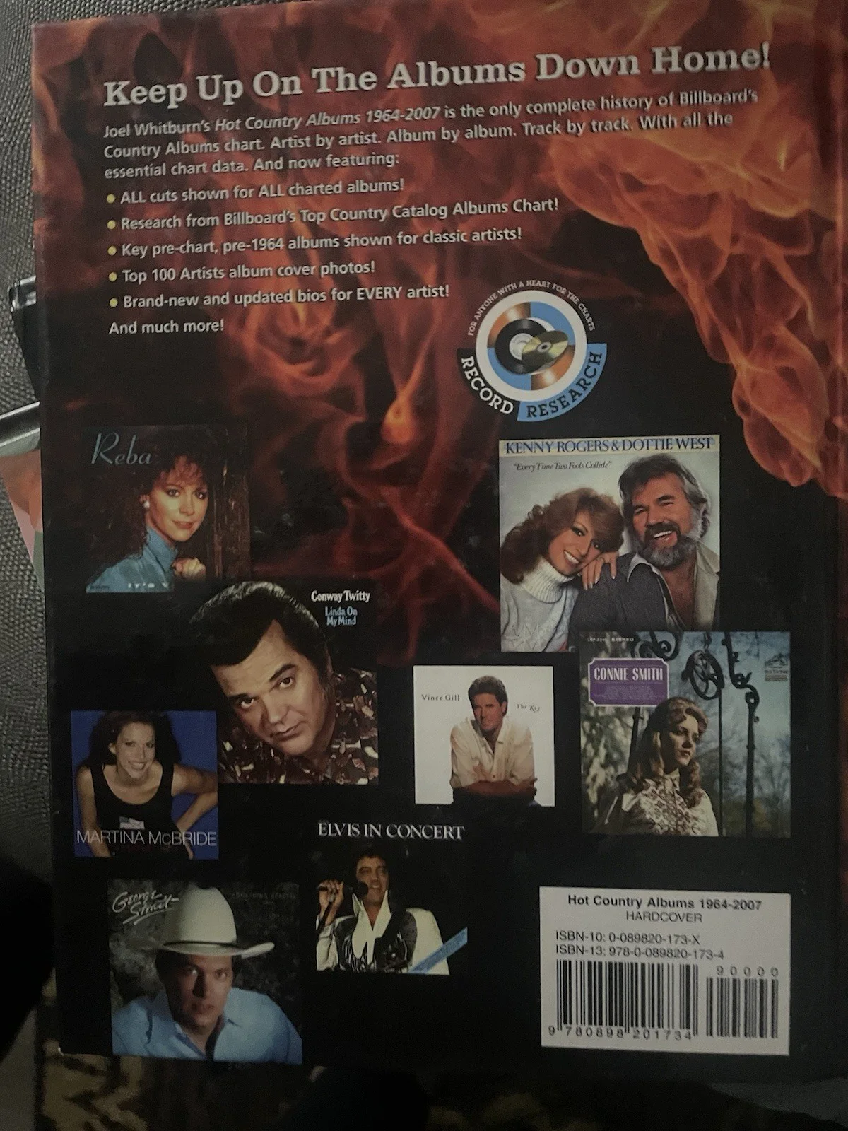 SIGNED! Joel Whitburn Presents Hot Country Albums: Billboard 1964 to 2007 Hard, изображение 3