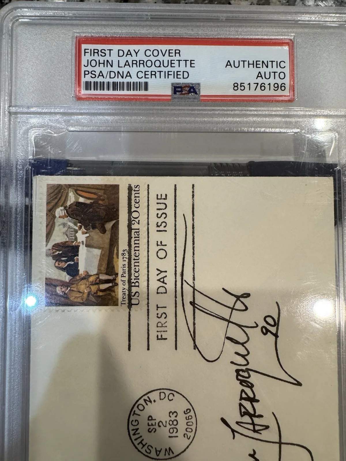 John Larroquette — First Day Cover John Larroquette Autographed PSA Authentic PSA/DNA Certified, image 3