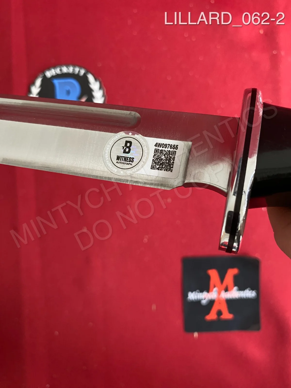 Matthew Lillard — Matthew Lillard autographed signed Buck 120 knife Scream Ghostface Beckett COA, изображение 2