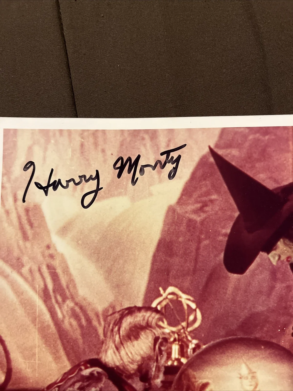 Harry Monty — The Wizard of Oz “signed” Harry Monty color 8 x 10 photo, image 2
